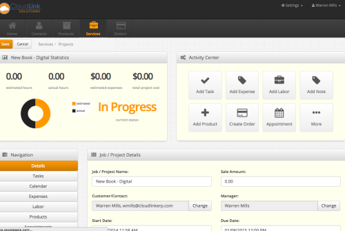 Track project budgets, project managers, start and due dates and much more.